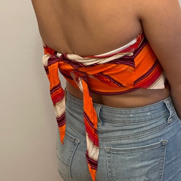 Strapless crop top - Picture 2 of 4